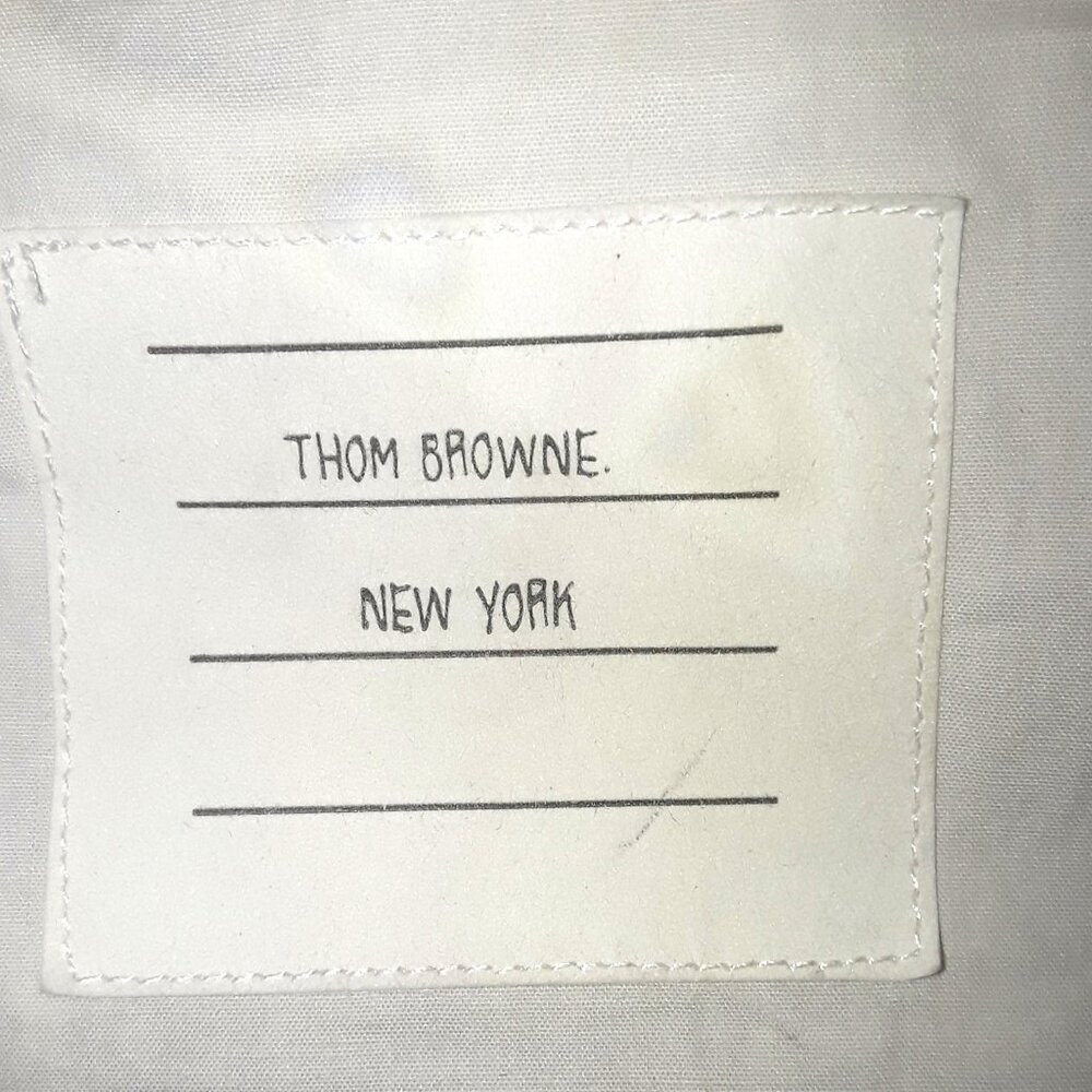 RARE Thom Browne exposed placket logo shirt - Picture 4 of 8